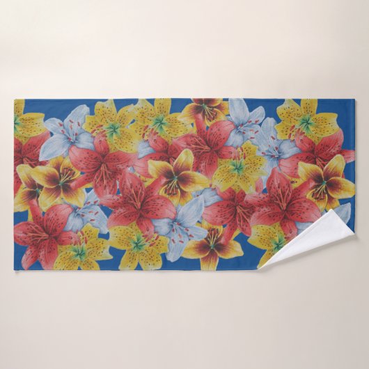 bloemen bloemen bloemen bloemen bloemen badhanddoek (Badhanddoek)