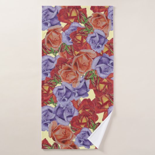bloemen bloemen bloemen bloemen bloemen badhanddoek (Badhanddoek)