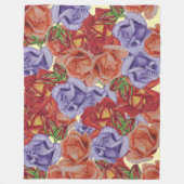 bloemen bloemen bloemen bloemen bloemen bloemen bl fleece deken (Voorkant)