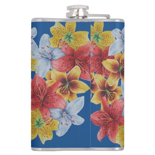 bloemen bloemen bloemen bloemen bloemen heupfles (Achterkant)