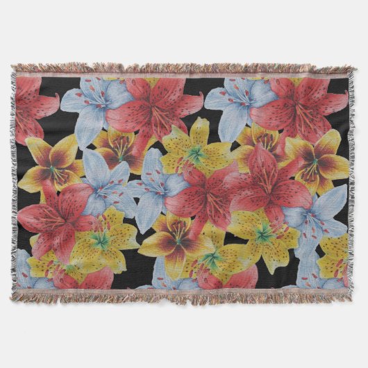 bloemen bloemen bloemen bloemen deken (Voorkant)