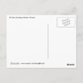 bloemen bloemen bloemen briefkaart (Achterkant)