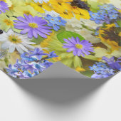 Bloemen, bloemen, bloemen cadeaupapier (Hoek)