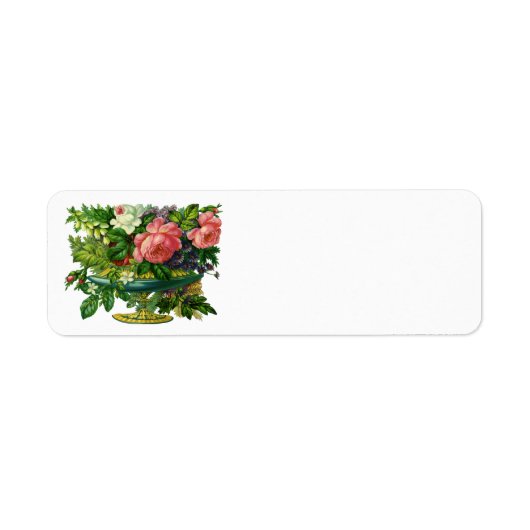 bloemen, bloemen, bloemen etiket (Voorkant)