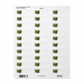bloemen, bloemen, bloemen etiket (Full Sheet)