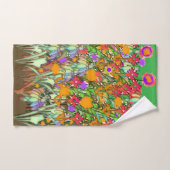 Bloemen Bloemen Bloemen Groen  Bad Handdoek (Handdoek)