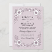  Bloemen Bloemen Bloemen Huwelijk Uitnodiging test (Voorkant)