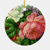  bloemen, bloemen, bloemen keramisch ornament (Achterkant)