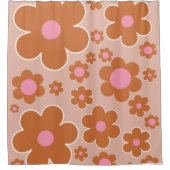 Bloemen bloemen bloemen kleurrijk flesje douchegordijn (Voorkant)