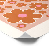 Bloemen bloemen bloemen kleurrijk flesje poster (Hoek)