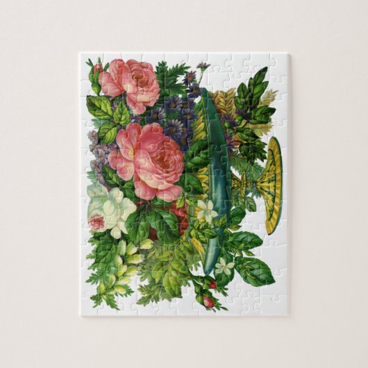  bloemen, bloemen, bloemen legpuzzel (Verticaal)