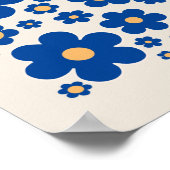 Bloemen bloemen bloemen poster (Hoek)