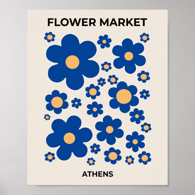Bloemen bloemen bloemen poster (Voorkant)