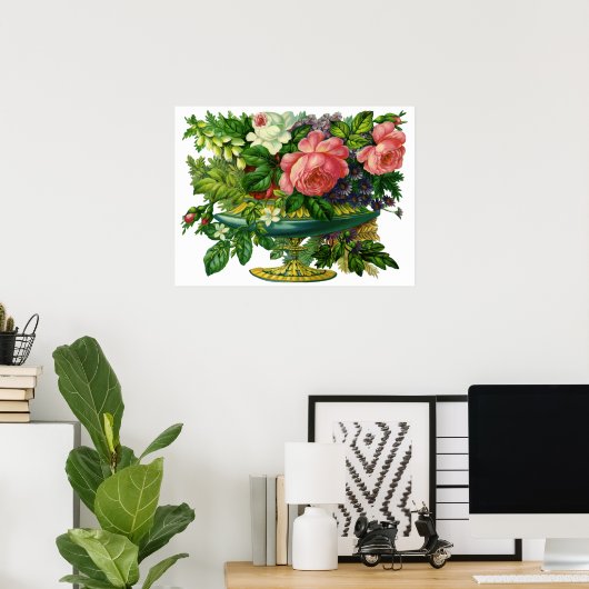  bloemen, bloemen, bloemen poster (Thuiskantoor)