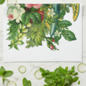 bloemen, bloemen, bloemen theedoek (Gevouwen)