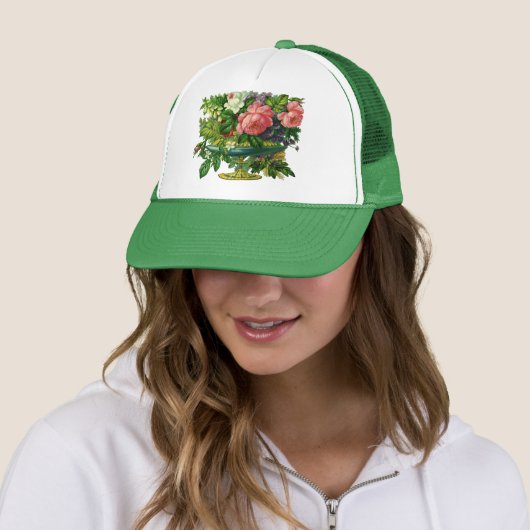  bloemen, bloemen, bloemen trucker pet (In situ)