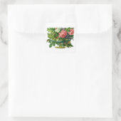  bloemen, bloemen, bloemen vierkante sticker (Tas)