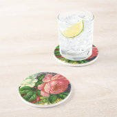  bloemen, bloemen, bloemen zandsteen onderzetter (Zijkant)