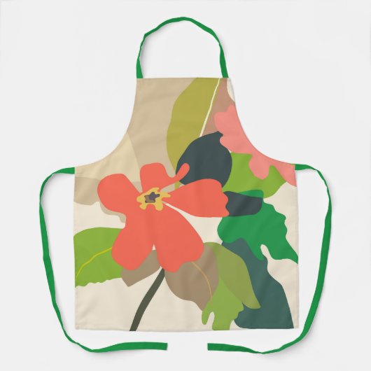 Bloemen Bloemen Bloemist Bloemen Schort (Voorkant)