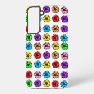 Bloemen Bloemen Doodle Line Art Waterverf Abstract Samsung Galaxy Hoesje