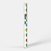 Bloemen Bloemen Doodle Line Art Waterverf Abstract Samsung Galaxy Hoesje (Rechterkant)