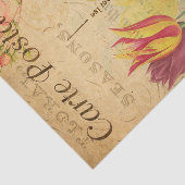 bloemen, bloemen en tulpen tissuepapier (Detail)