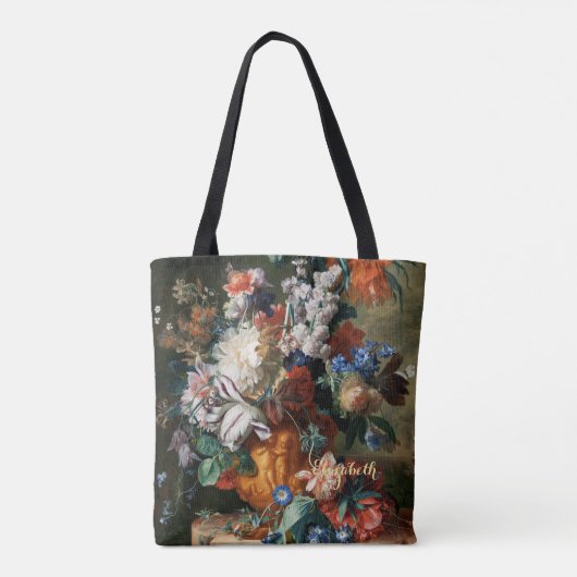 Bloemen  Bloemen Fine Art Custom Monogrammed Tote Bag (Achterkant)