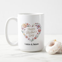 Bloemen Bloemen Happy Moederdag Cup Koffiegeschenk