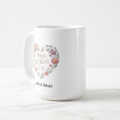 Bloemen Bloemen Happy Moederdag Cup Koffiegeschenk Koffiemok (Voorkant links)