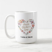 Bloemen Bloemen Happy Moederdag Cup Koffiegeschenk Koffiemok (Links)