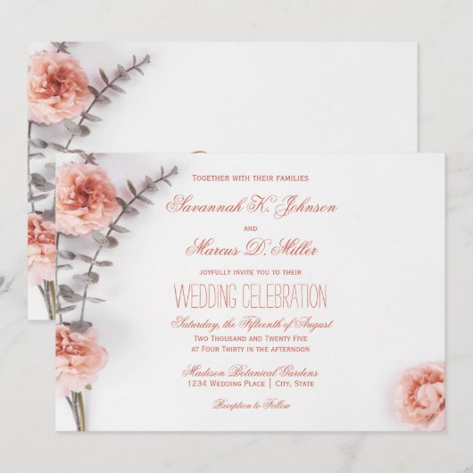  bloemen bloemen kaart (Voorkant / Achterkant)