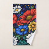 Bloemen Bloemen Natuur Liefde Bad Handdoek (Handdoek)