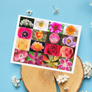 Bloemen, bloemen, overal Briefkaart