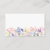 Bloemen bloemen - Recept voor de bruid te zijn Informatiekaartje (Achterkant)