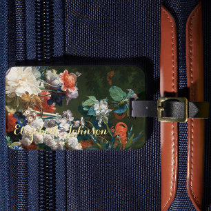 Bloemen Bloemen Reisbagage Tas Labels