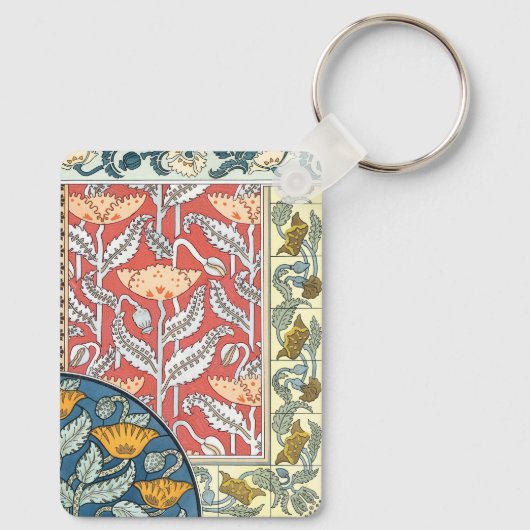  bloemen bloemen sleutelhanger (Achterkant)