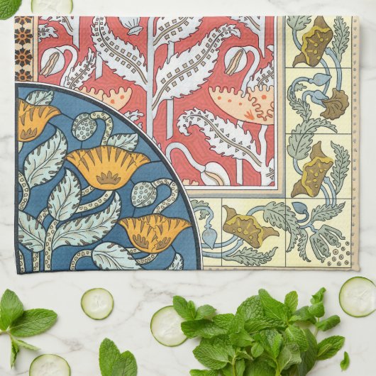  bloemen bloemen theedoek (Gevouwen)