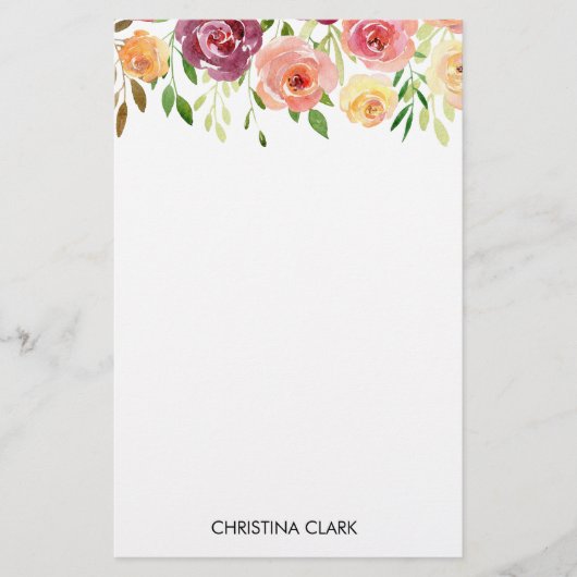 Bloemen Bloemen Tuin Bloeit Zomer Briefpapier (Voorkant)