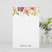 Bloemen Bloemen Tuin Bloeit Zomer Briefpapier (Staand voorkant)