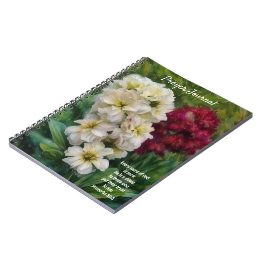  Bloemen Bloemkunst Bijbelvers Gebed Notitieboek (Linkerzijde)