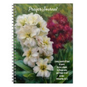  Bloemen Bloemkunst Bijbelvers Gebed Notitieboek (Voorkant)
