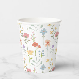 Bloemen Bloemmotief Papieren Bekers