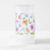 Bloemen Bloempatroon Sublimatie-95652 Matglas Bierpul (Center)