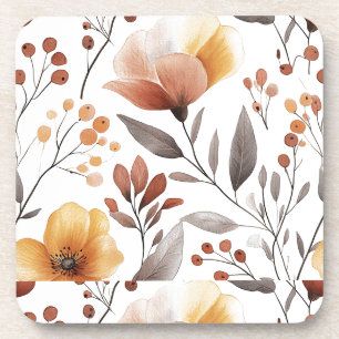 Bloemen Bloempatroon Sublimatie-95653 Bier Onderzetter