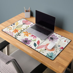Bloemen Bloemrijke Whimsical Patroon Bureaumat