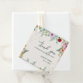 Bloemen Bloemstuk Bedankbericht Trouwfeest Bedankjes Labels (In situ)