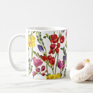 Bloemen Bloemstuk, Botanische Tuin, Kleurrijke gif Koffiemok