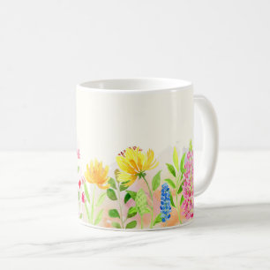 Bloemen Bloemstuk, Botanische Tuin, Kleurrijke gif Koffiemok