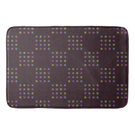 Bloemen Blokken Patroon Badmat