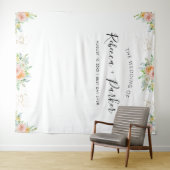 Bloemen blos Trouwdecor foto Achtergrond Wandkleed (In Situ (horizontaal))